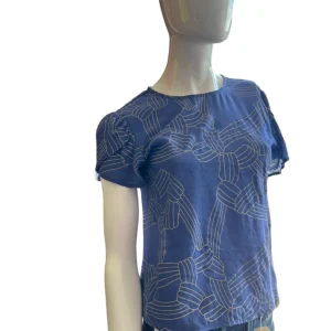 BLUSA SAĆE  ESTAMPADO GEOMÉTRICO | CI: IRDBL01