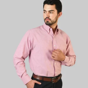 CAMISA OXFORD INGLES LADRILLO A0205 - A0206- A0207