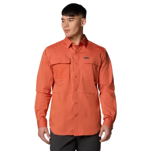 Camisa de manga larga Columbia Twill Landroamer para hombre