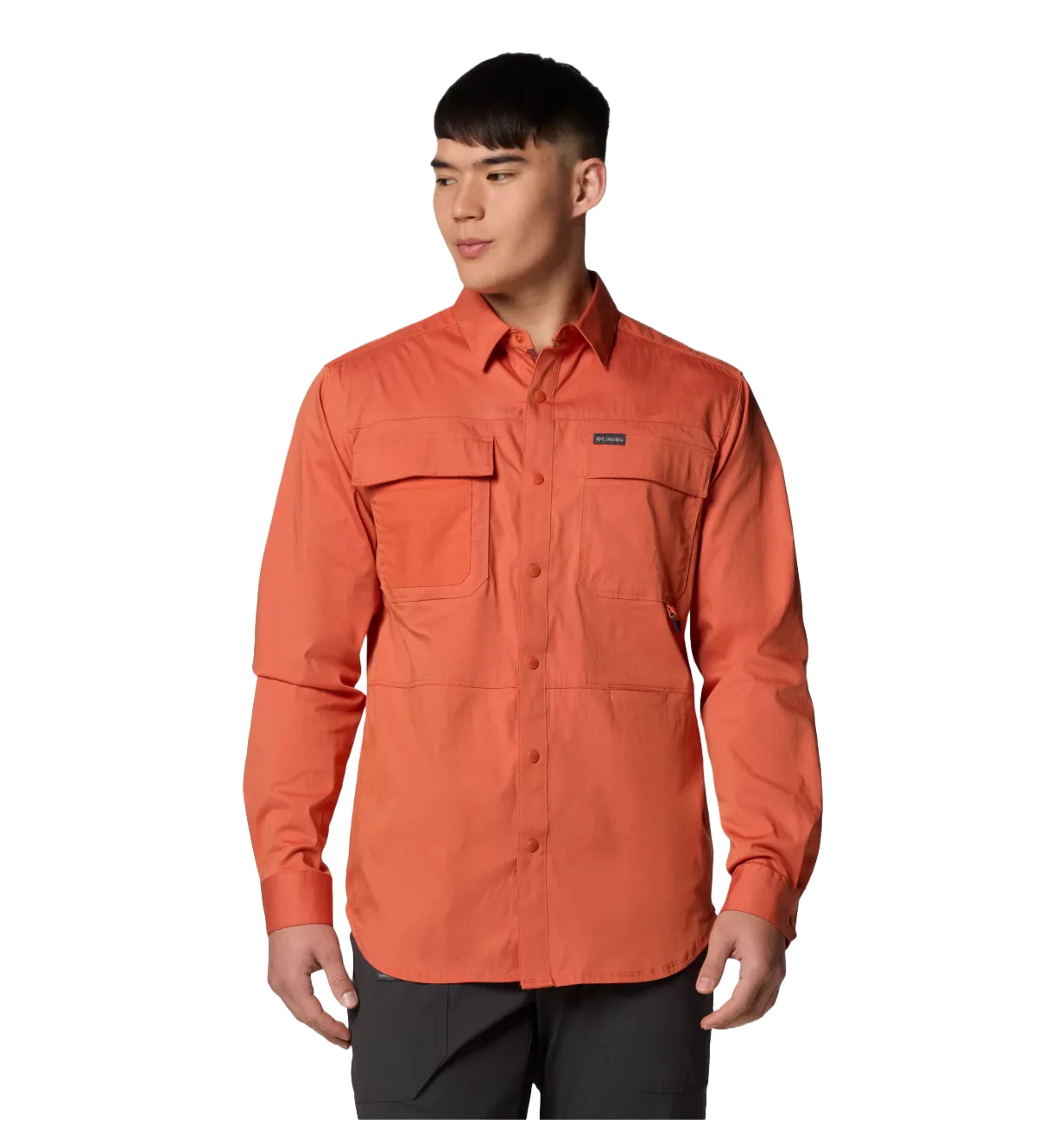 Camisa de manga larga Columbia Twill Landroamer para hombre