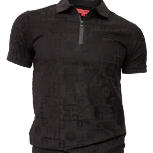 PLAYERA TIPO POLO PAVINI CON  ESTAMPADO PT-3026