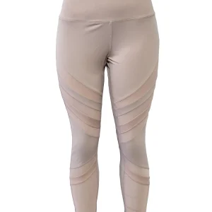 OXYGEN DIAGONAL-MESH LEGGINGS | ROSA - NEGRO