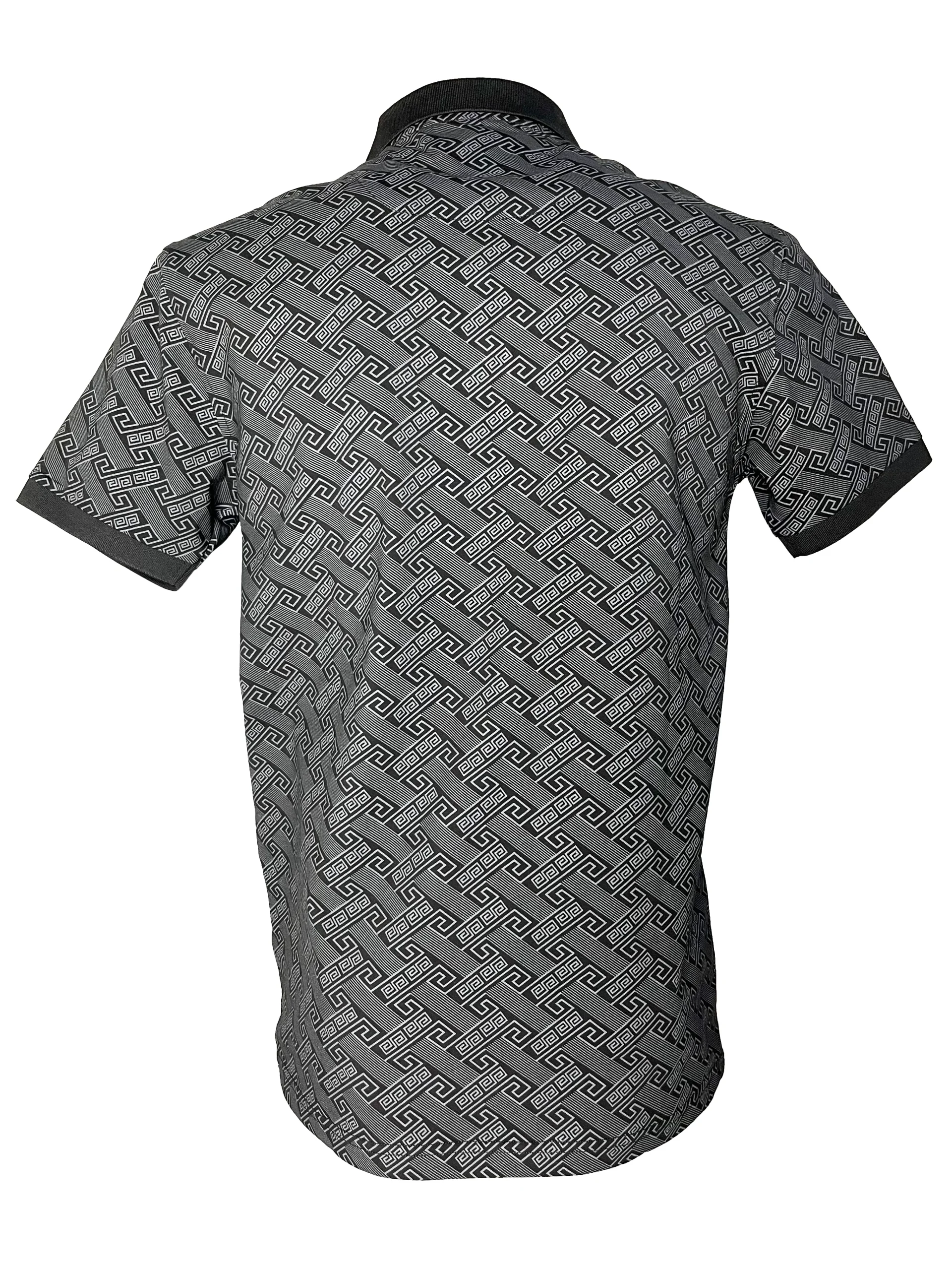 CAMISA TIPO POLO PAVINI P-3259 BLACK - Imagen 3