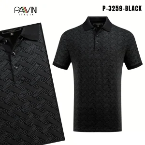 CAMISA TIPO POLO PAVINI P-3259 BLACK