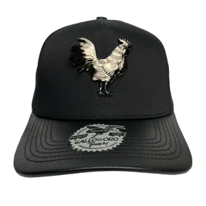1IRONTRENDY Rooster Metal Gallo De Oro