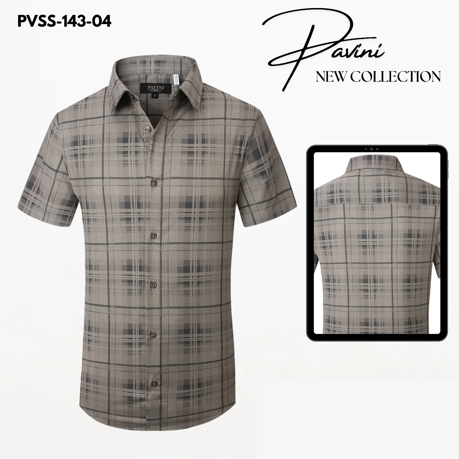 CAMISA MANGA CORTA PAVINI - PVSS143-04