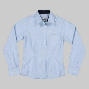 BLUSA UNITAM OXFORD CELESTE U679D