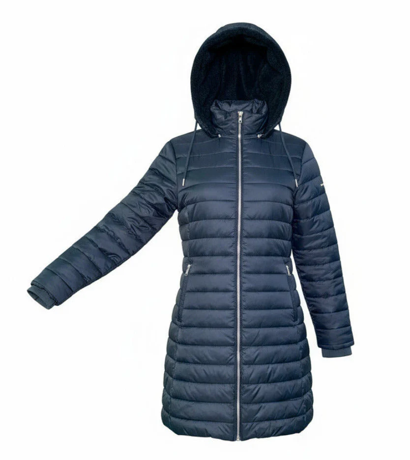 CHAMARRA LARGA C/GORRO DAMA WVE-008 - Imagen 4