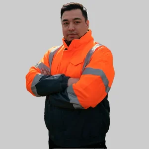 CHAMARRA DE SEGURIDAD ACOLCHADA DE ALTA VISIBILIDAD MY LAND